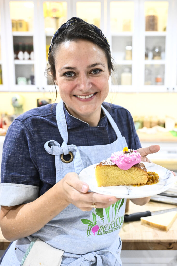 Chef Alyssa Dole cooks for the 19th Delicious Alchemy Banquet benefiting Recipe for Success Foundation. (Photo by Michelle Watson)