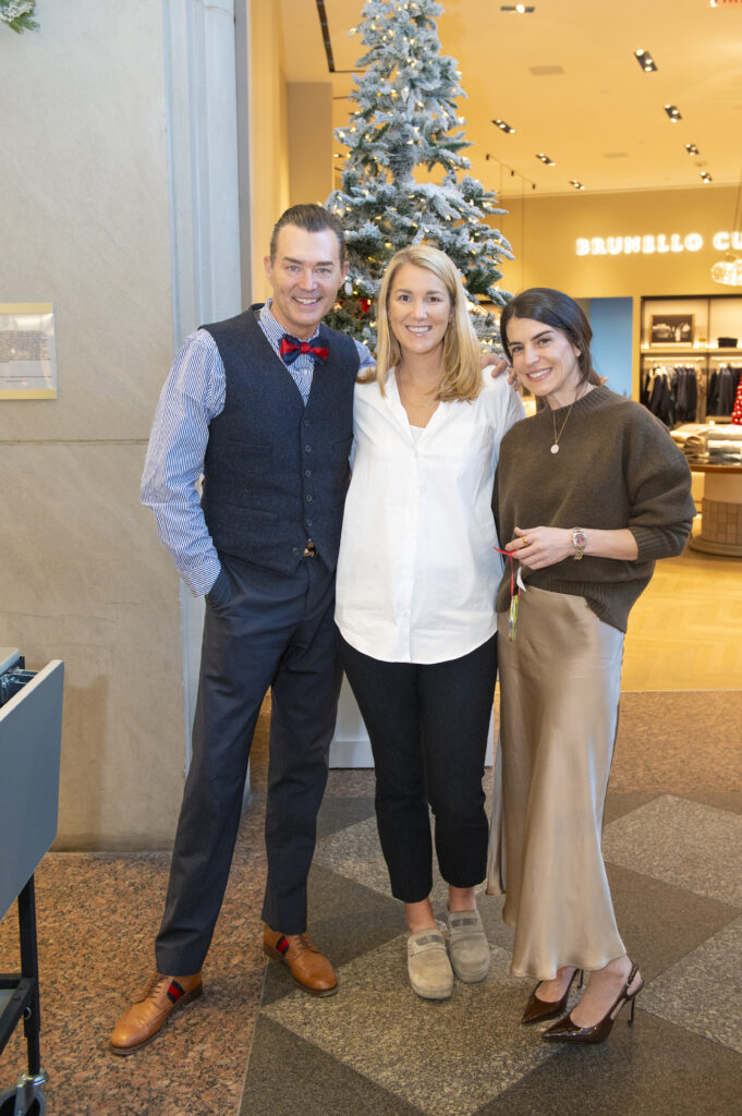 Chuck Steelman, Helen Brock Callan, Courtney Goldberg (Photo by Tamytha Cameron)