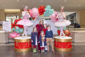 Claire Arnot and family with Ballerinas (Photo by Kim Leeson)