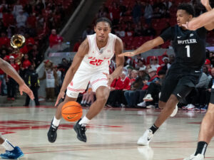 The University of Houston Cougars beat the Butler Bulldogs 79-51 at the Fertitta Center