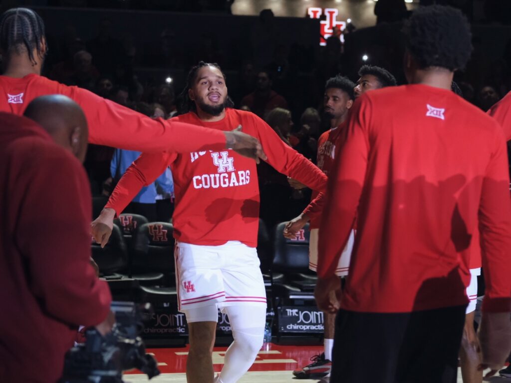 Emanuel Sharp is in the spotlight more than ever for the University of Houston. (Photo by F. Carter Smith)