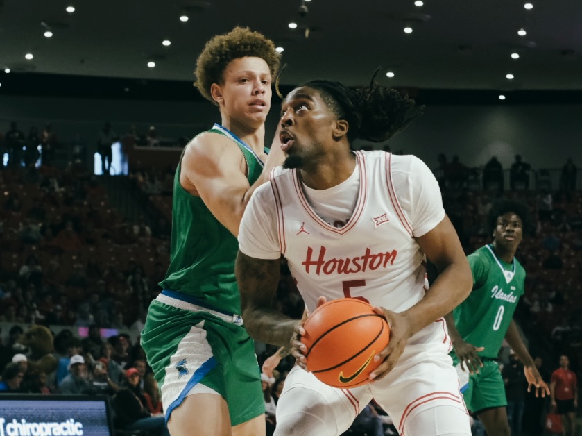 Ja'Vier Francis is trying to find his way for Kelvin Sampson's Houston team. (Photo by F. Carter Smith)