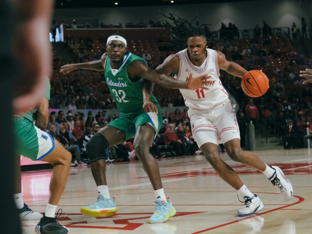JoJo Tugler has worked on his offensive game for Houston. (Photo by F. Carter Smith)