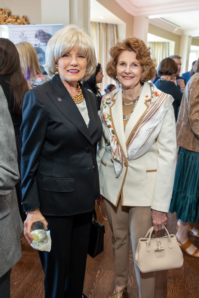 Dorothy Nicholson, Joyce Standish at the Salvation Army of Greater Houston 30th annual luncheon (Photo by Jenny Antill)