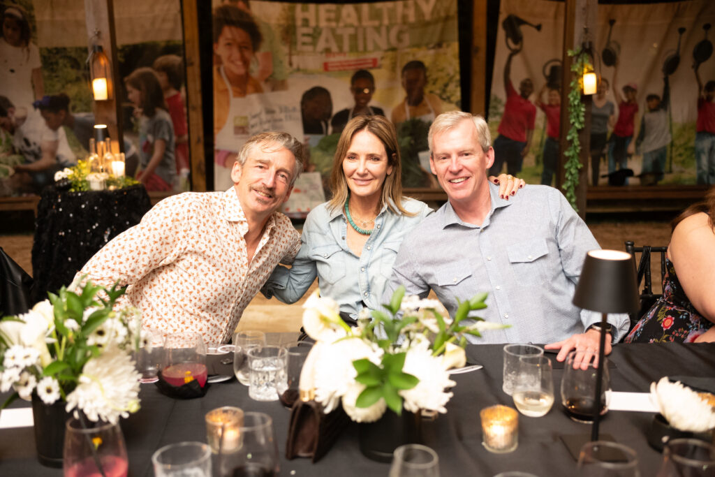 Ford Hubbard, Renea Abbott, Thomas Hunt at the 19th Delicious Alchemy Banquet benefiting Recipe for Success Foundation. (Photo by Daniel Ortiz)