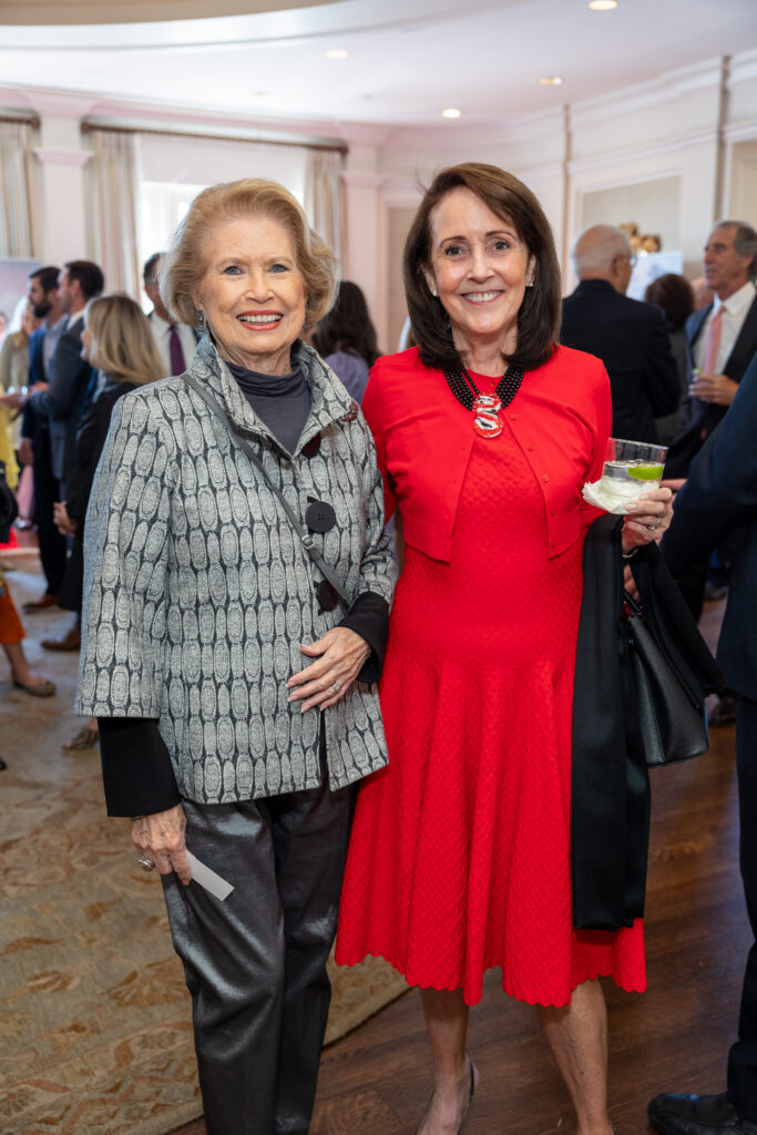 Ginger Blanton, Jenny Elkins at the Salvation Army of Greater Houston 30th annual luncheon (Photo by Jenny Antill)