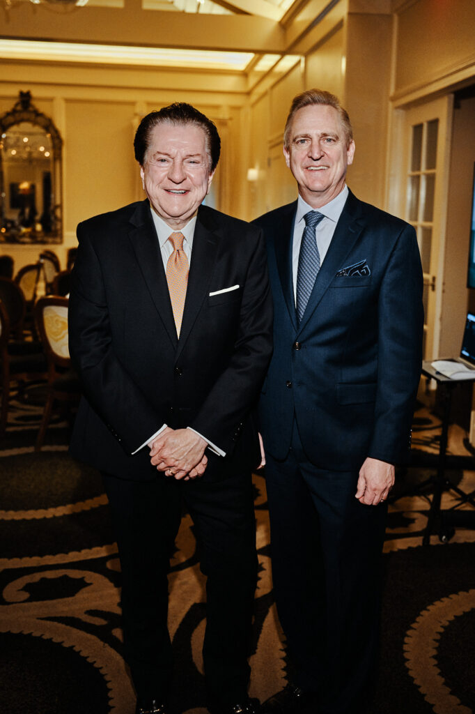 THS Chairs Bill Stubbs, Kurt Grether at The Heritage Society's Evening of Heritage (Photo by Fulton Davenport)