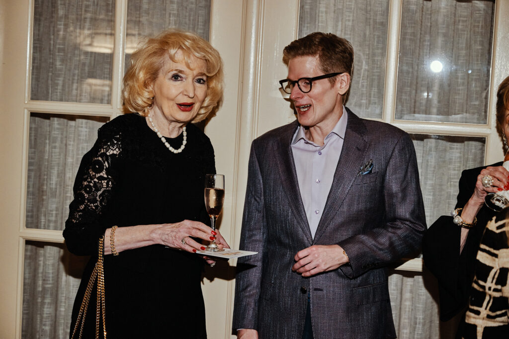 Mary Sage, Daniel Irion at The Heritage Society's Evening of Heritage (Photo by Fulton Davenport)