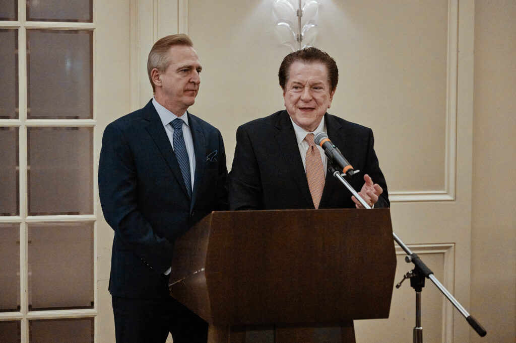 THS chairs Kurt Grether, Bill Stubbs at The Heritage Society's Evening of Heritage
