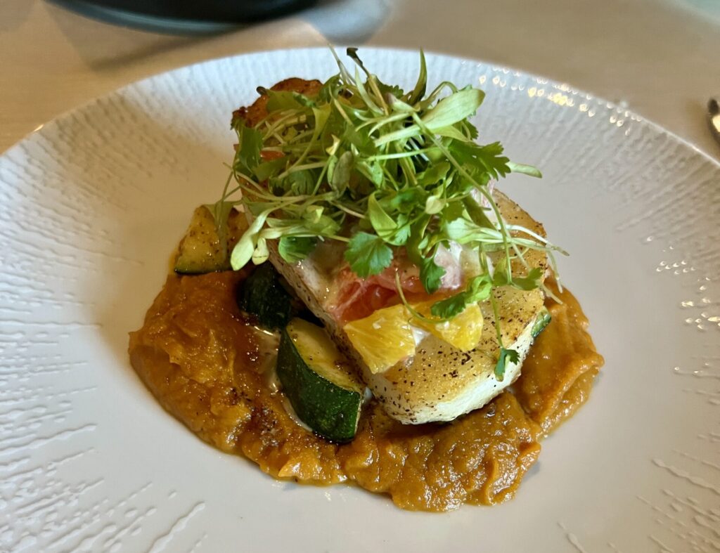 The Chilean Sea Bass at The Landmark Prime Rib is one of our favorite bites of 2025. (Photo by Megan Ziots)