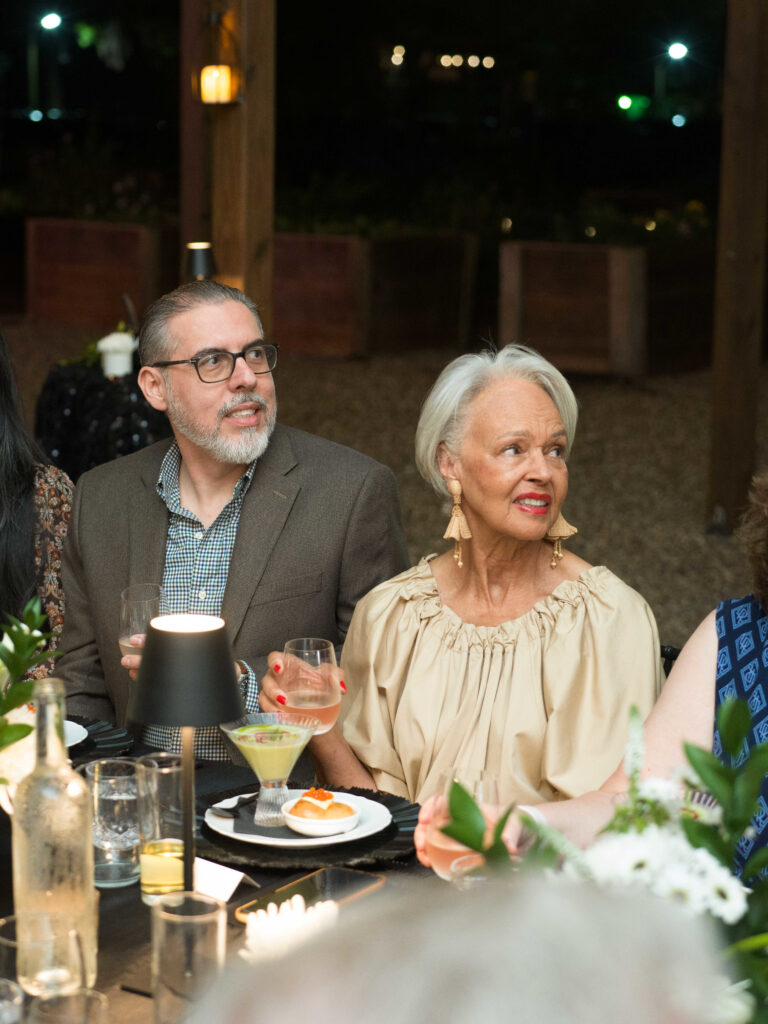 Javier Lopez, Gayla Gardner the 19th Delicious Alchemy Banquet benefiting Recipe for Success Foundation. (Photo by Daniel Ortiz)