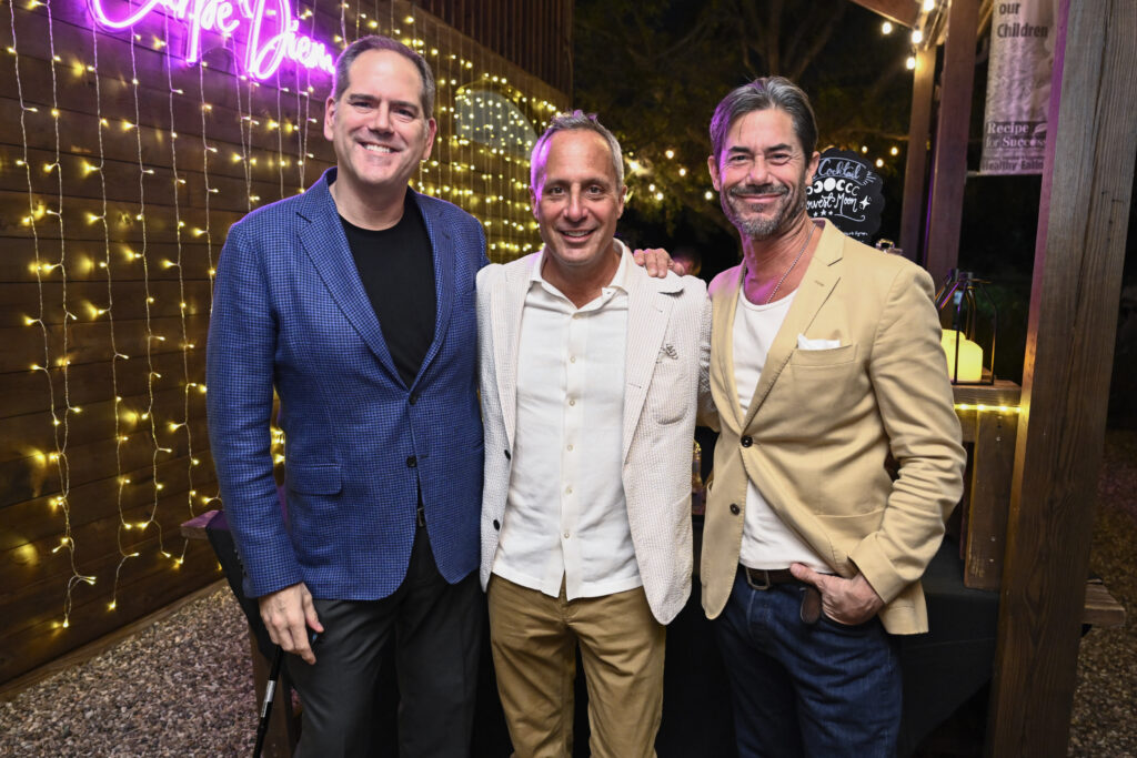 Jeff Gremillion, Mark Sullivan, Milton Townsend at the 19th Delicious Alchemy Banquet benefiting Recipe for Success Foundation. (Photo by Michelle Watson)
