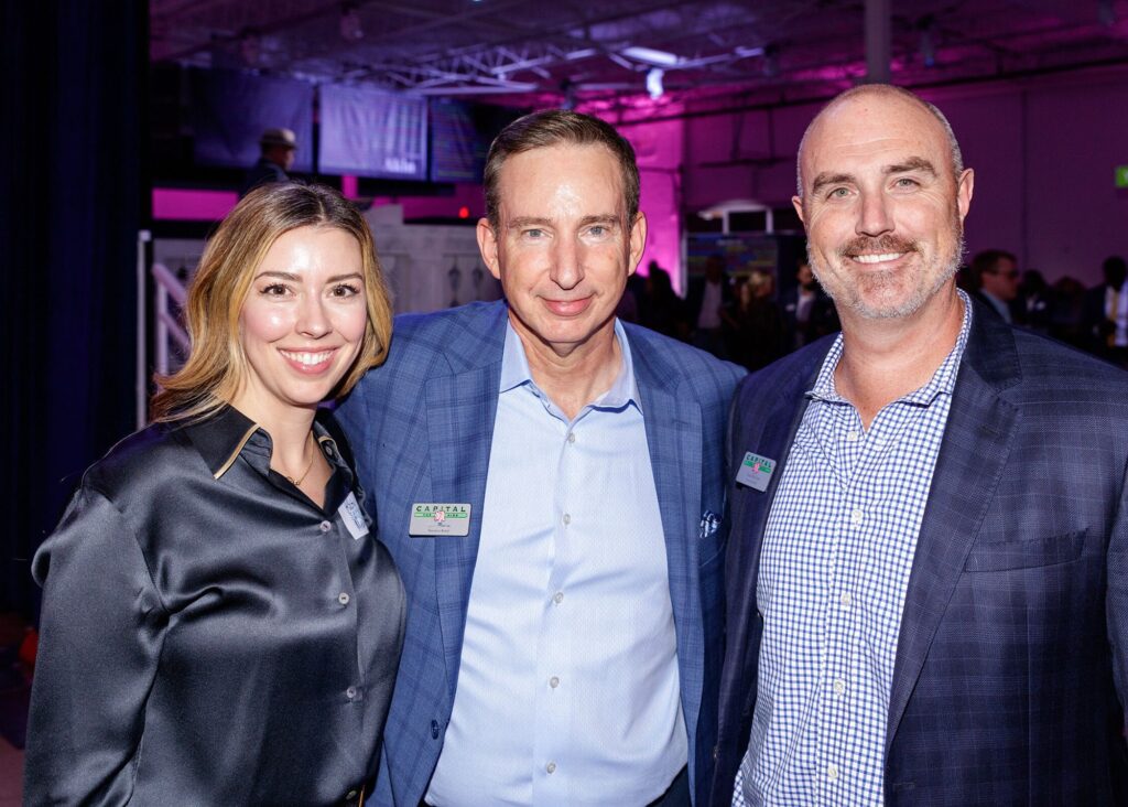 Katy Menna, Steve Menna, Tom Del Core (Photo by William Neal)