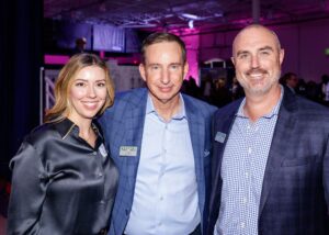 Katy Menna, Steve Menna, Tom Del Core (Photo by William Neal)