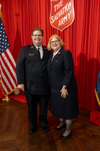 Major Rob Webb and Major Carolynn Webb (Photo by Jenny Antill)
