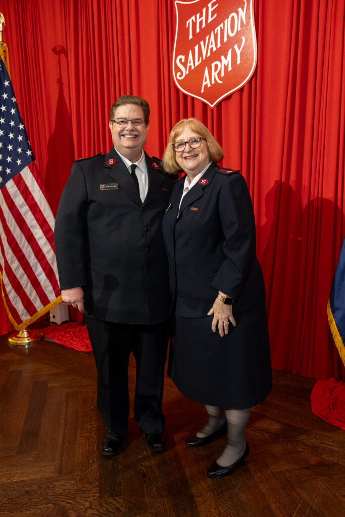 Majors Rob & Carolynn Webb at the Salvation Army of Greater Houston 30th annual luncheon (Photo by Jenny Antill)