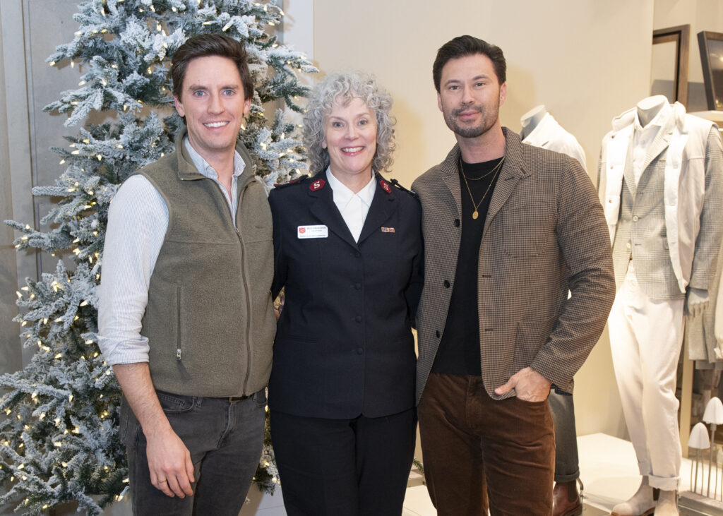 Nick Lovitt, Major Dawn McFarland, Chris Kahle (Photo by Tamytha Cameron)