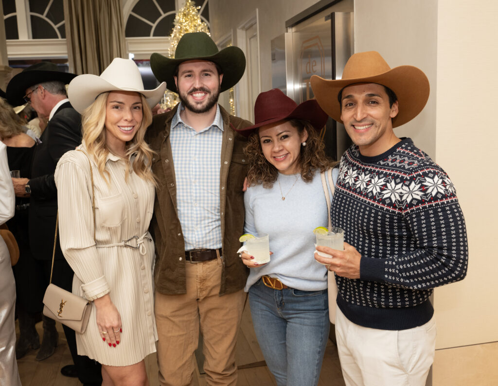 Olivia Shimkus, Blaine Gibke, Sheila and Sergio Manriquez (Photo by George Fiala)