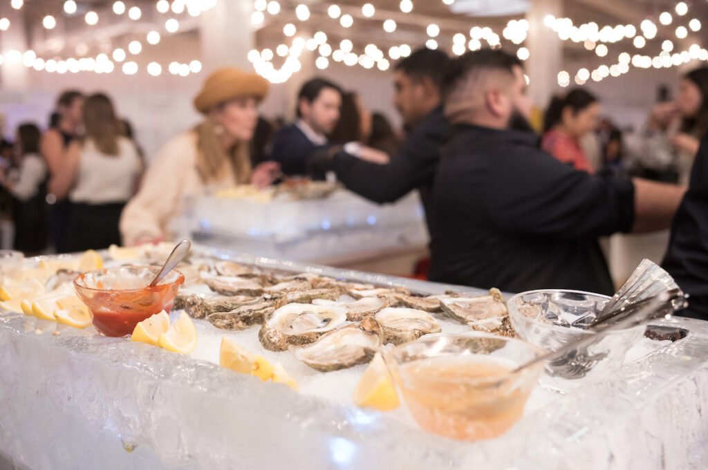 Oysters at the Houston Young Professionals for the American Cancer Society 'Shuck Cancer' fundraiser (Photo by Daniel Ortiz)