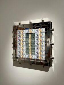 Paul Nagy art, wall safe, Photo Courtesy TF Gallery