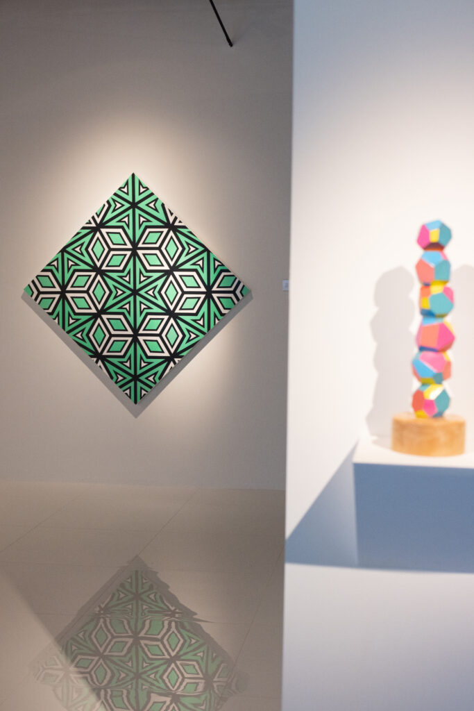 Ricardo Paniagua Art- "7 Stars, Geometric Totem No. 1" (Photo by Will Von Bolton)