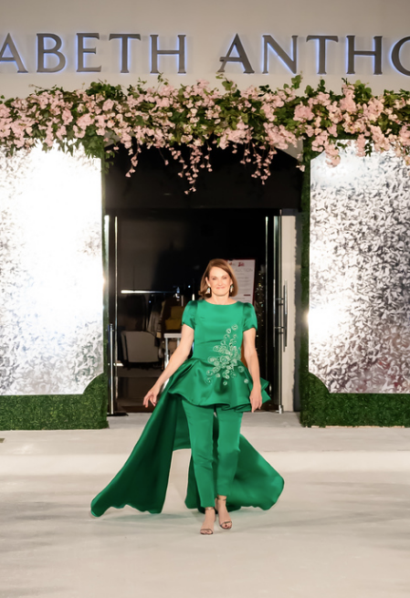 Circle of Red celebrity model Stephanie Tsuru at the annual Elizabeth Anthony fashion evening benefiting the American Heart Association (Photo by Christina Griffin)