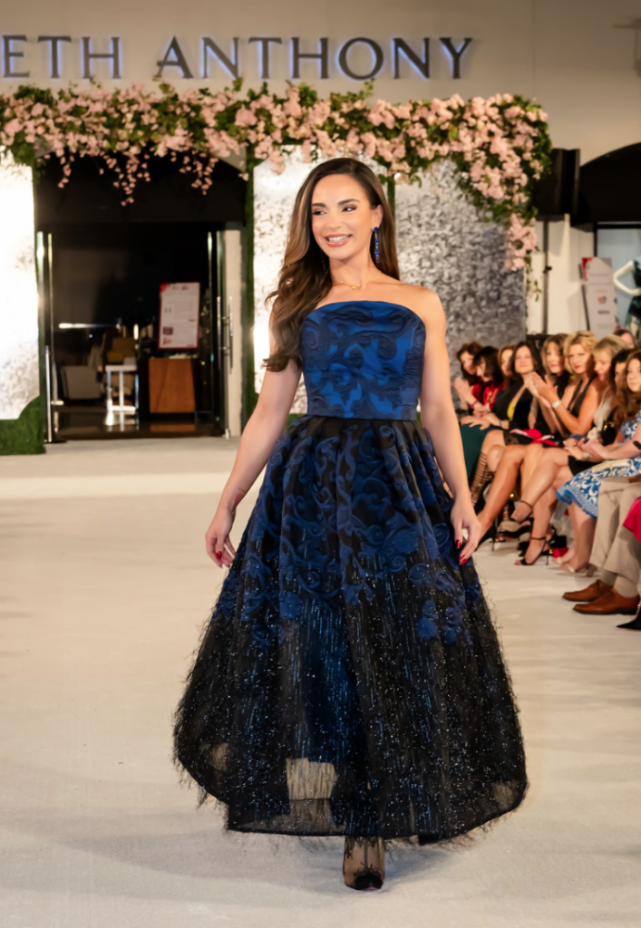 Celebrity model Chloe Burk at the annual Elizabeth Anthony fashion evening benefiting the American Heart Association  (Photo by Christina Griffin)