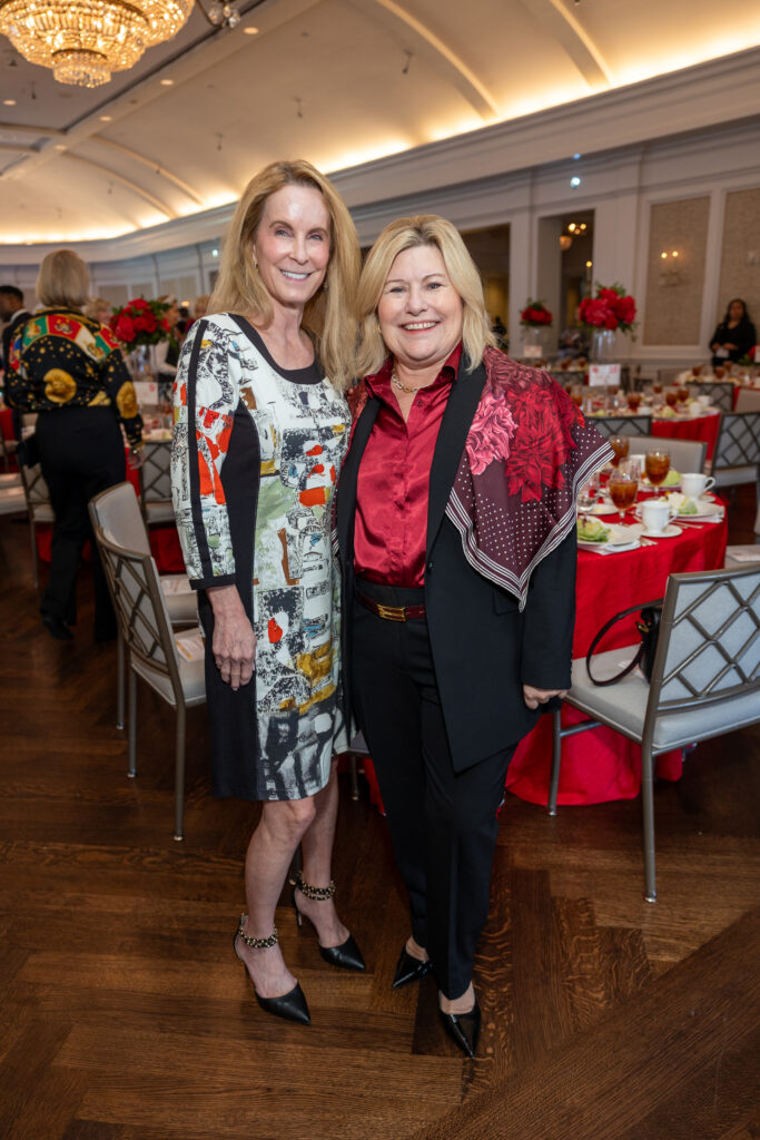 Susan Binney, Maureen Higdon at the Salvation Army of Greater Houston 30th annual luncheon (Photo by Jenny Antill)
