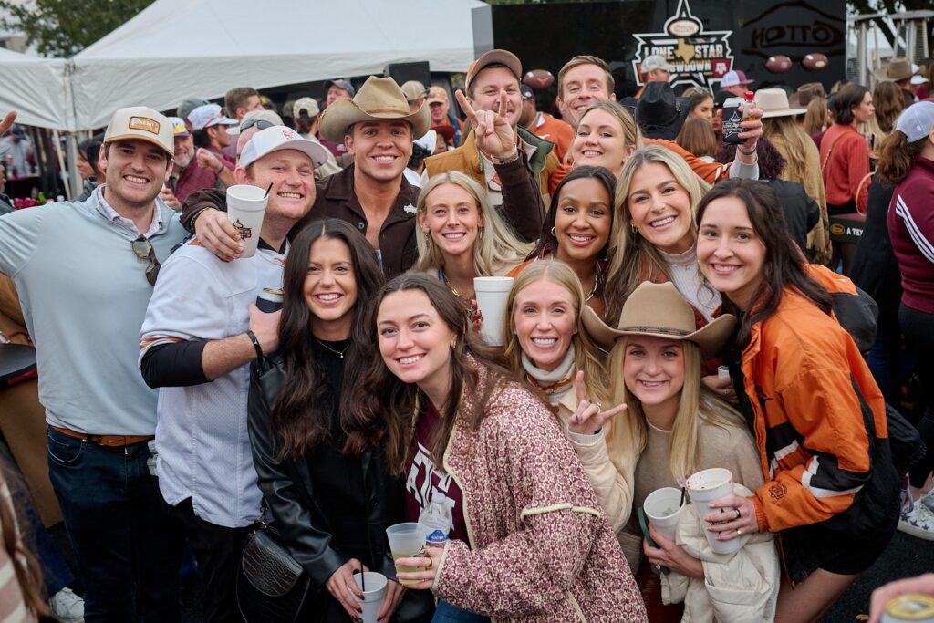 Tailgaiting with Cotton Holdings at the Lone Star Showdown at College Station. (Photo courtesy of Cotton Holdings)