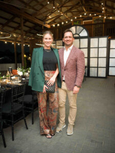 Virginia & Will McMullen at the Delicious Alchemy Banquet 2024 at Hope Farms HTX to benefit Recipe for Success Foundation