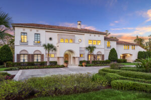 The 16,000-square-foot home at the posh address of 119 Carnarvon is on the market for just under $20 million. (Photo by TK Images)