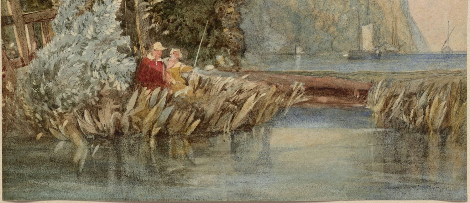 Picturing Nature John Sell Cotman, The Anglers (in Avon Gorge), c. 1829–30