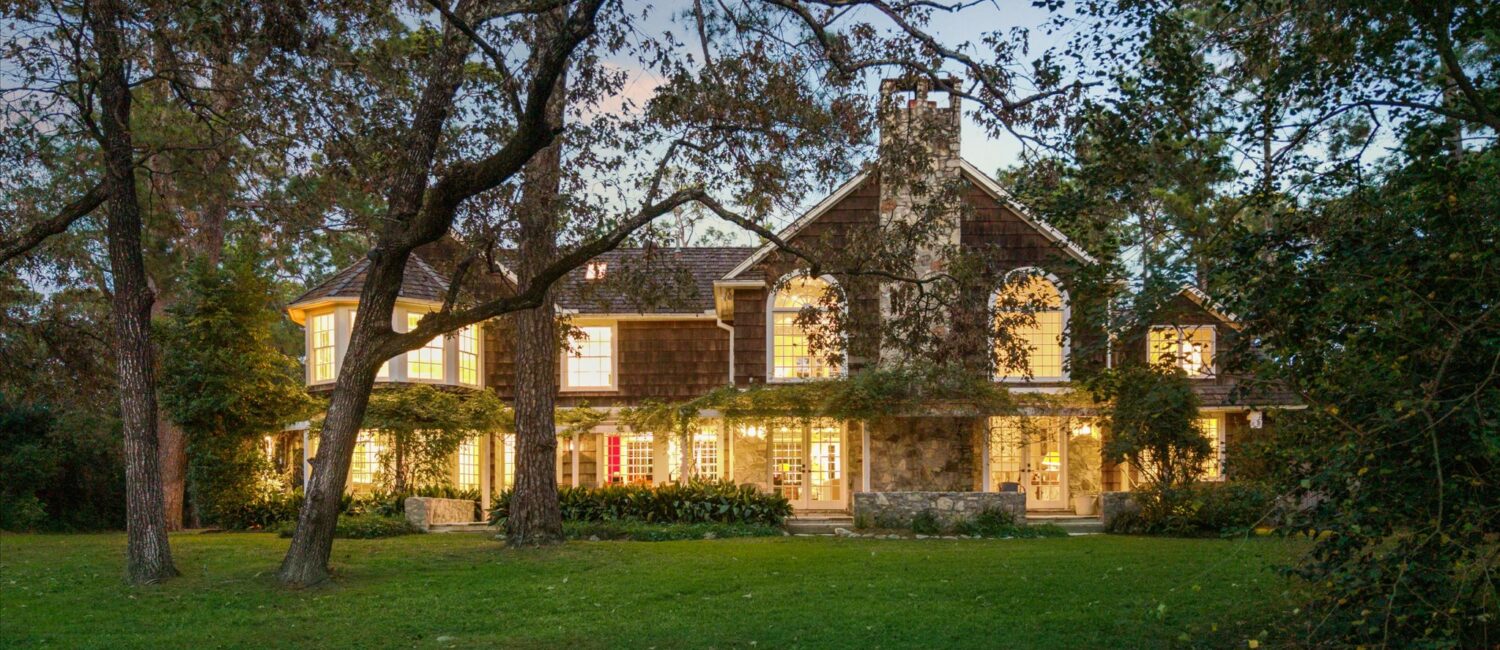8899 Sandringham, tucked into a wooded 2.5 acres, is a private sale in the hands of DeeDee Guggenheim Howes with Compass (Photo by TK Images/Compass)