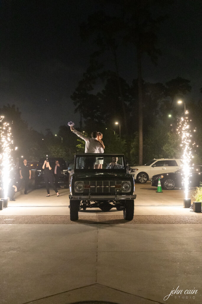 Next stop for the newlyweds was the afterparty at Emilia's Havana. (Photo by John Cain)