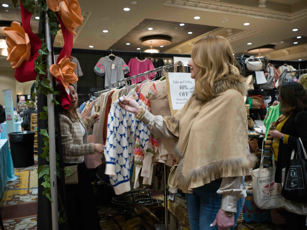Shopping the bargains at The Sale (Photo by Daniel Ortiz)