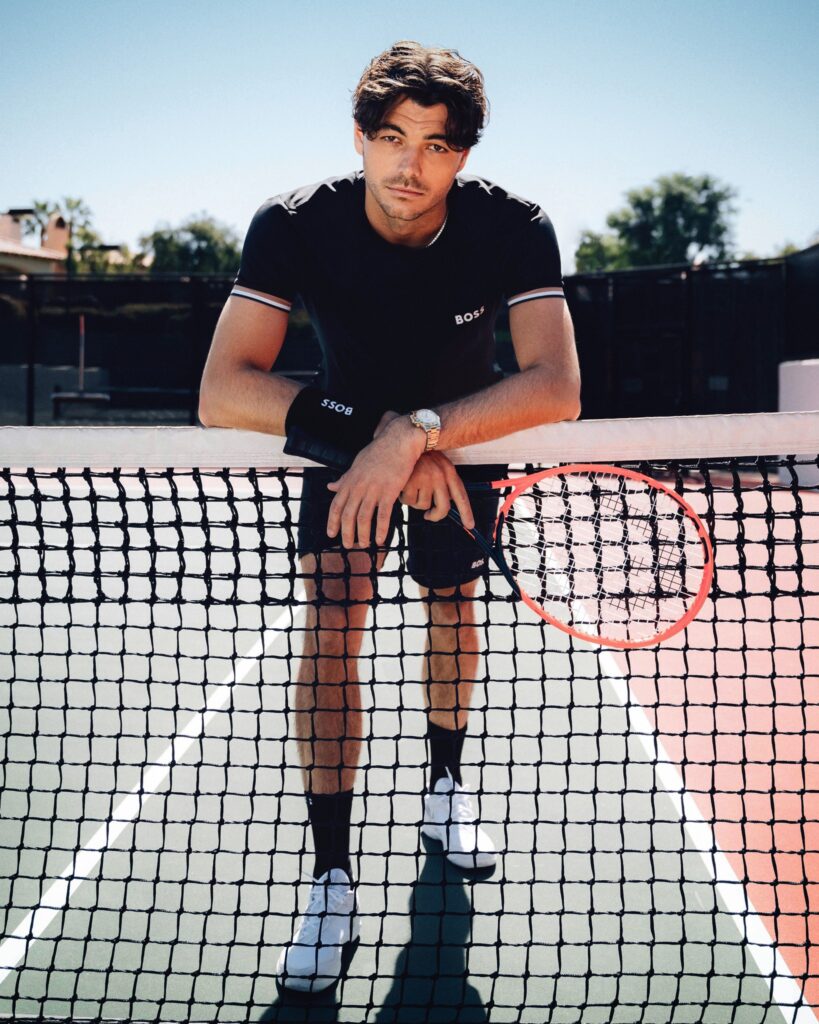 World No. 4 Taylor Fritz is the brand ambassador for the official apparel partner of the 2025 Dallas Open — Boss. (Courtesy)