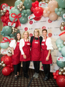 Event chairs Renee Craig, Barbara Towne, Lynn Ramos and Britta Christenson helped make Houston's The Sale success. (Photo by Daniel Ortiz)