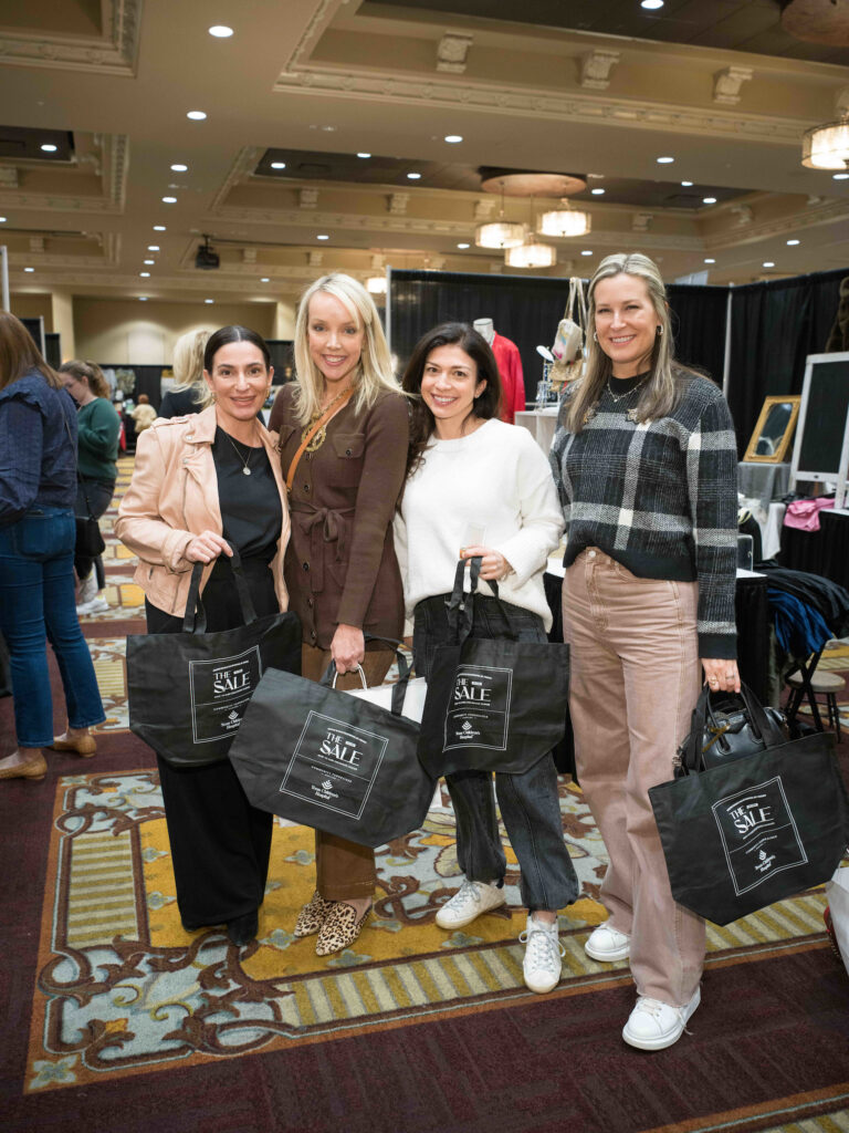 Candace Thomas, Leah Rausch, Nina Rand, Bethany Buchanan at The Sale (Photo by Daniel Ortiz)