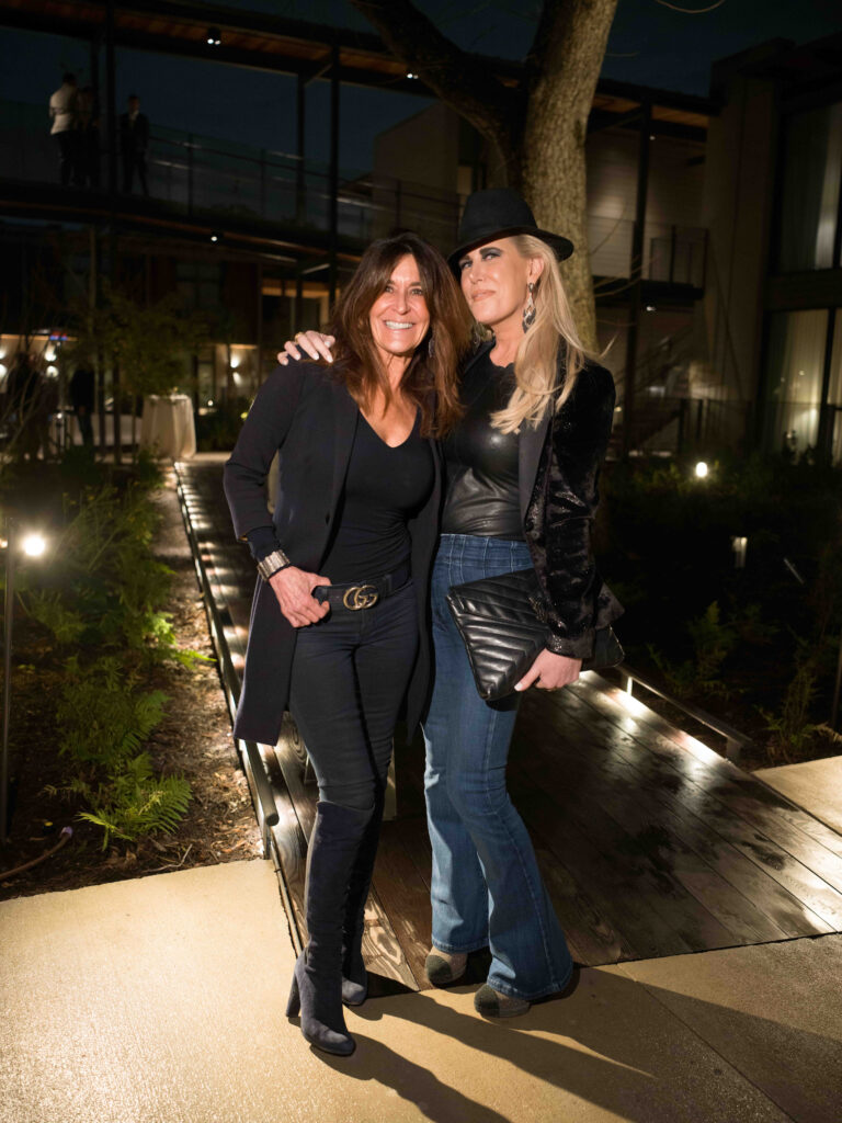 Annie Amante, Courtney Hopson at the grand opening of Hotel Saint Augustine and Perseid restaurant  (Photo by Daniel Ortiz)