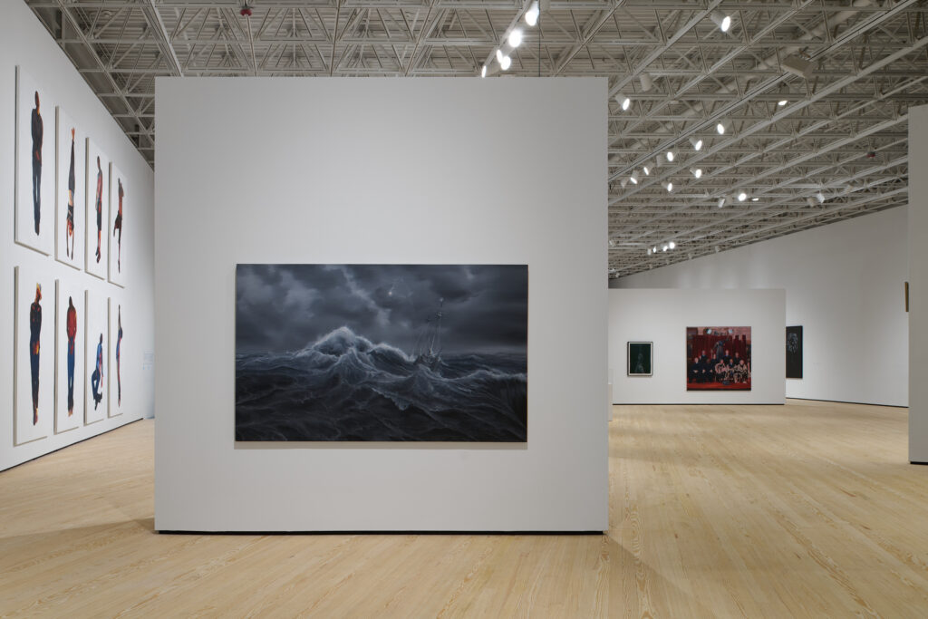 A section of "Vincent Valdez: Just a Dream..." at Contemporary Arts Museum Houston, 2024. (Photo by Peter Molick, courtesy Contemporary Arts Museum Houston)