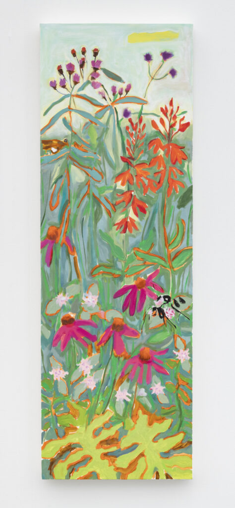 Maureen O'Leary's "July Garden," 2024, at Cristin Tierney 