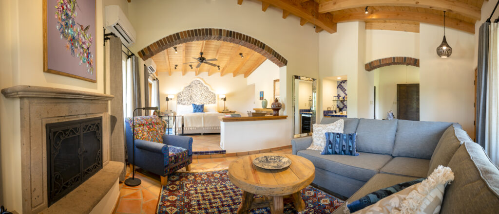 Rancho La Puerta guests stay in casitas and villas with charming hacienda style architecture and luxury amenities. 