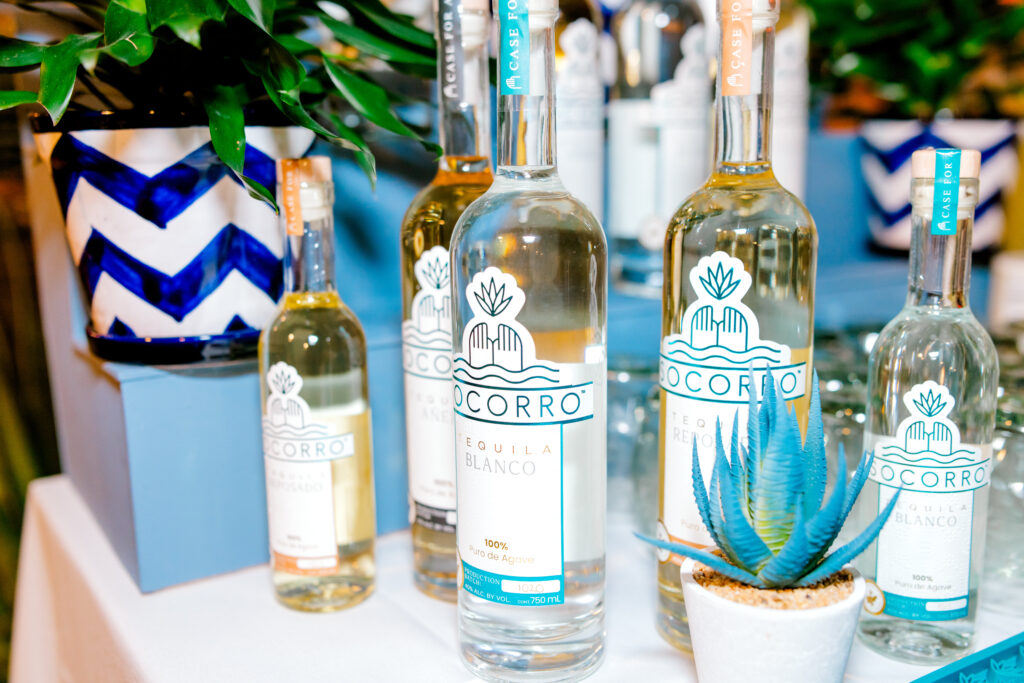 Socorro Tequila offered a tasting experience, showcasing the premium spirit's complex flavors and artisanal craftsmanship. (Photo by Canon Elizabeth Photography)
