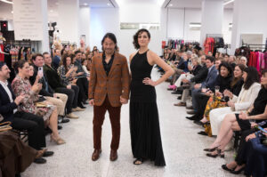 Haniyeh Mirdamadi and Young Son (Photo by Daniel Ortiz)