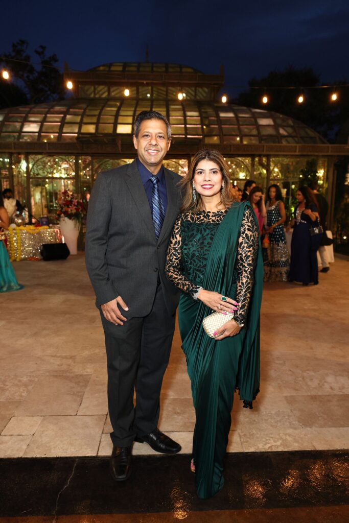 Ankur & Namrata Goel at the wedding of Ruchi Mukherjee and Walter Sassard.  (Photo by Quy Tran)