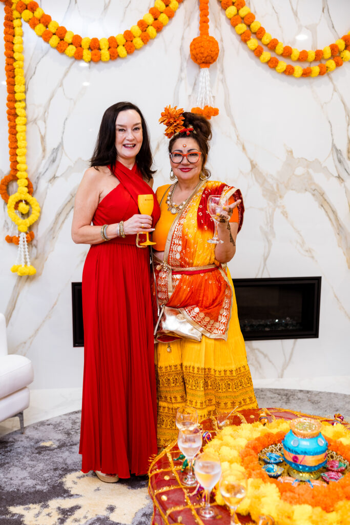Toni Tate,Teresa Cox Reading at the wedding of Ruchi Mukherjee and Walter Sassard. (Photo by Hung Truong)