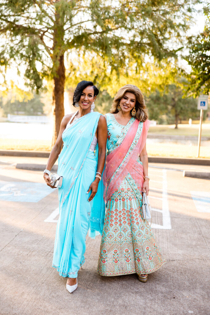 Milka Waterland & Rania Edlebi at the wedding of Ruchi Mukherjee and Walter Sassard. (Photo by Hung Truong)