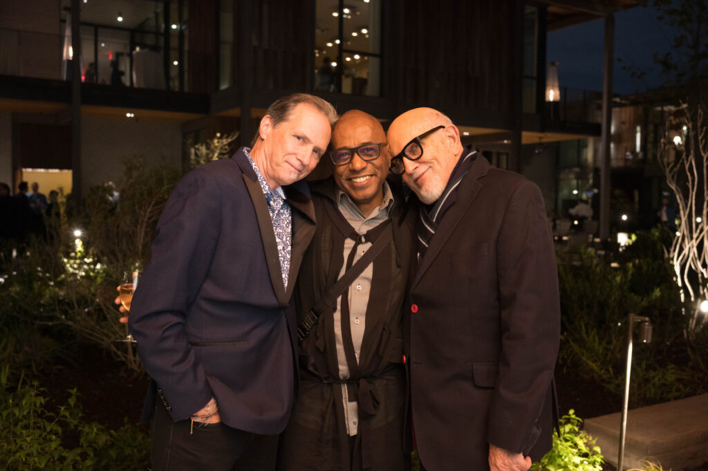 Jack Massing, Selven O’Keefe Jarmon, Carl Palazzolo at the grand opening of Hotel Saint Augustine and Perseid restaurant  (Photo by Daniel Ortiz)