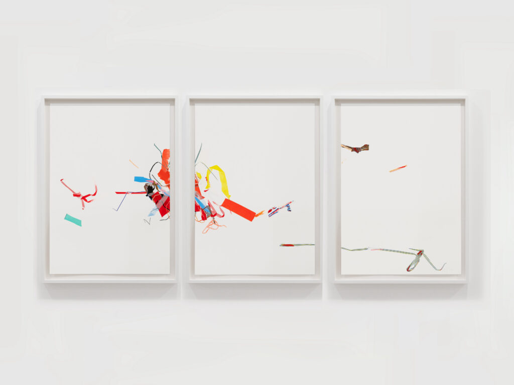 Jill Baroff's "Floating Weeds (FW-S24-2)," 2024, at Galerie Christian Lethert