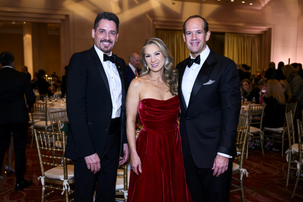 Michael Heaston, Drs. Rachel & Warren Ellsworth at Houston Grand Opera's Concert of Arias (Photo by Michelle Watson, CatchlightGroup.com)